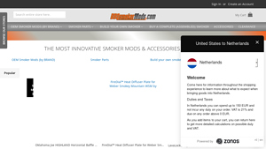 BBQ Smoker Mods - Horizontal Baffle Plate