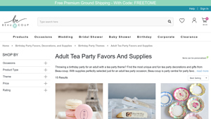 Beau Coup - Adult Tea Party Favors