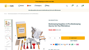 Bee Castle - Beekeeping Starter Kit PRO Edition