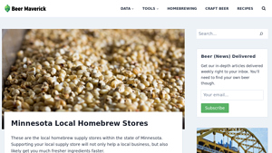 Beermaverick - Minnesota Homebrew Stores