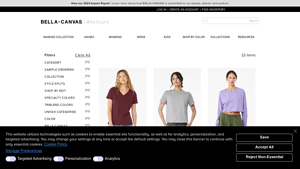 Bella Canvas - New Arrivals in Women’s Wholesale Clothing