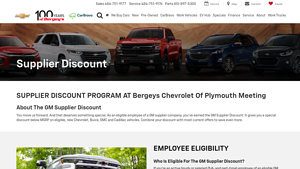 Chevrolet - Supplier Discount Program