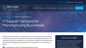 Beringer - IT Support Services for Manufacturing