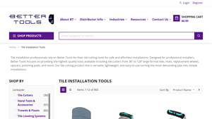 Better Tools - Tile Cutting Tools