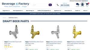 BeverageFactory - Kegco Chrome Beer Faucet