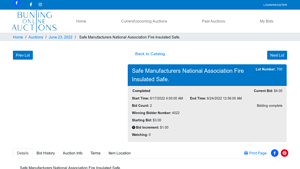 Safe Manufacturers National Association - Fire Insulated Safe