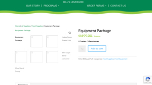 Bill's Lemonade - Equipment Package