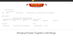 Bingo Pro - Bingo Machines & Supplies