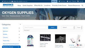 Oxygen Supplies - Key Products