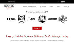 Black Tie Products - Luxury Restroom and Shower Trailers