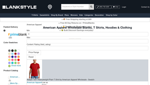 American Apparel - Fine Jersey T-Shirt