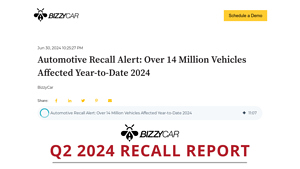 Vehicle Recalls - Key Manufacturers