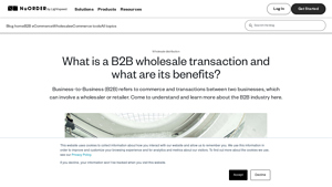 NuORDER - Wholesale Platform Features