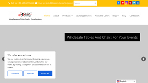 Blossom Furnishings - Wholesale Event Chairs and Tables
