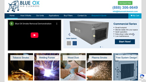 Blue Ox Air Cleaners - OX1100