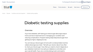 Blue Shield - Blood Glucose Meters