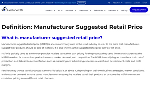 Bluestone - MSRP Insights