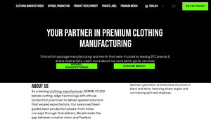 BOMME STUDIO - Premium Clothing Manufacturing