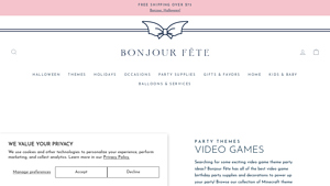 Bonjour Fête - Video Game Party Supplies