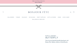 Bonjour Fête - Butterfly Party Supplies