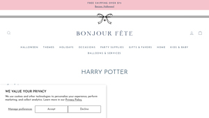 Bonjour Fête - Harry Potter House Pride Plates
