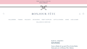 Bonjour Fête - Barbie Party Supplies