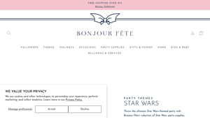Bonjour Fête - Star Wars Party Supplies