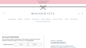 Bonjour Fête - Superhero Party Supplies