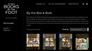 Books By The Foot - Boxed Books by Subject