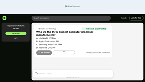 Intel - Dominant Computer Processor Manufacturer