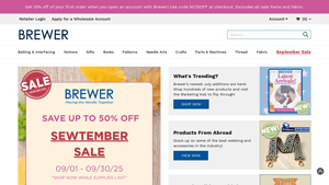 Brewer Sewing - Batting & Notions