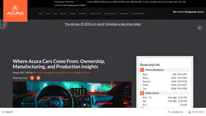 Acura - Key Models