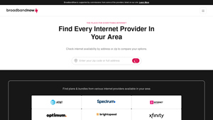 BroadbandNow - Internet Provider Comparison