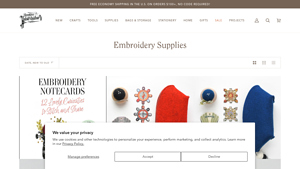 Brooklyn Haberdashery - Embroidery Supplies