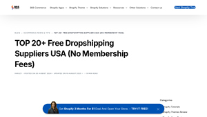 BSS Commerce - Top 20 Free Dropshipping Suppliers USA