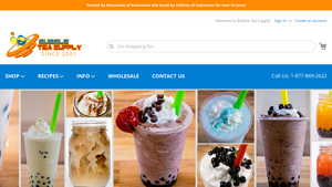 Bubble Tea Supply - Tapioca Pearls & Bubble Tea Powders