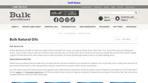 Bulk Apothecary - Natural Essential Oils