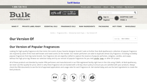 Bulk Apothecary - Designer-Inspired Fragrance Oils
