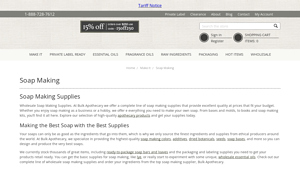 Bulk Apothecary - Soap Making Supplies