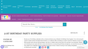 Beistle - 21st Birthday Party Bead Necklaces