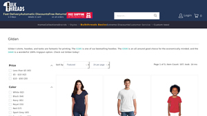 Bulk Threads - Gildan T-Shirts & Hoodies