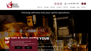 Bulk Wine & Spirits - Premium Alcohols