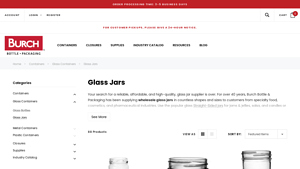 Burch Bottle & Packaging - Glass Jars