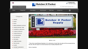 Butcher & Packer - Sausage Making Supplies