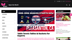 Butterfly - Table Tennis Equipment