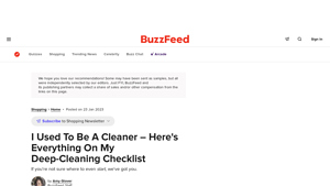 Buzzfeed - Essential Cleaning Supplies