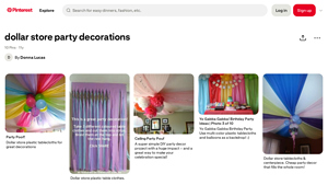 Dollar Store Party Decorations - Colorful Streamers & DIY Decor
