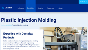 Cadrex - Plastic Injection Molding Services