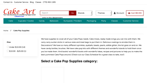 Cake Art - Cake Pop Supplies
