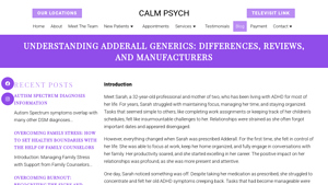 Teva Pharmaceuticals - Adderall Effectiveness